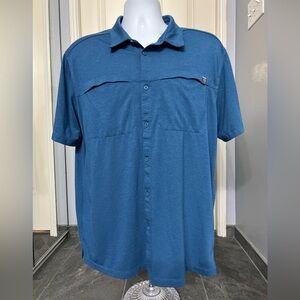 Mountain Hardwear‎ Knit Short Sleeve Button Up Shirt